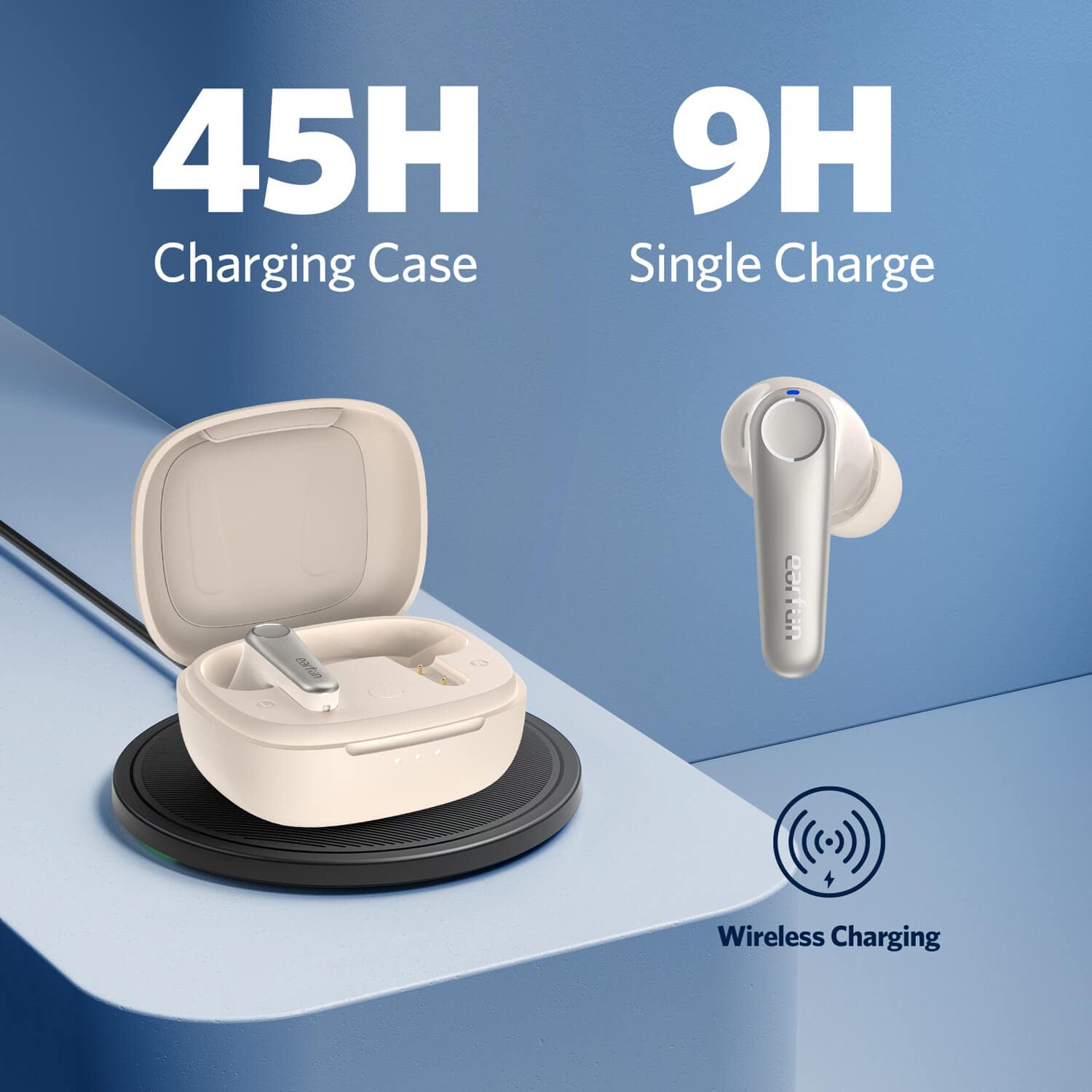 Foto 7 pulgar | Auriculares Inalámbricos Earfun Air Pro 3 Qualcomm Aptx 45h Playtime - Venta Internacional.