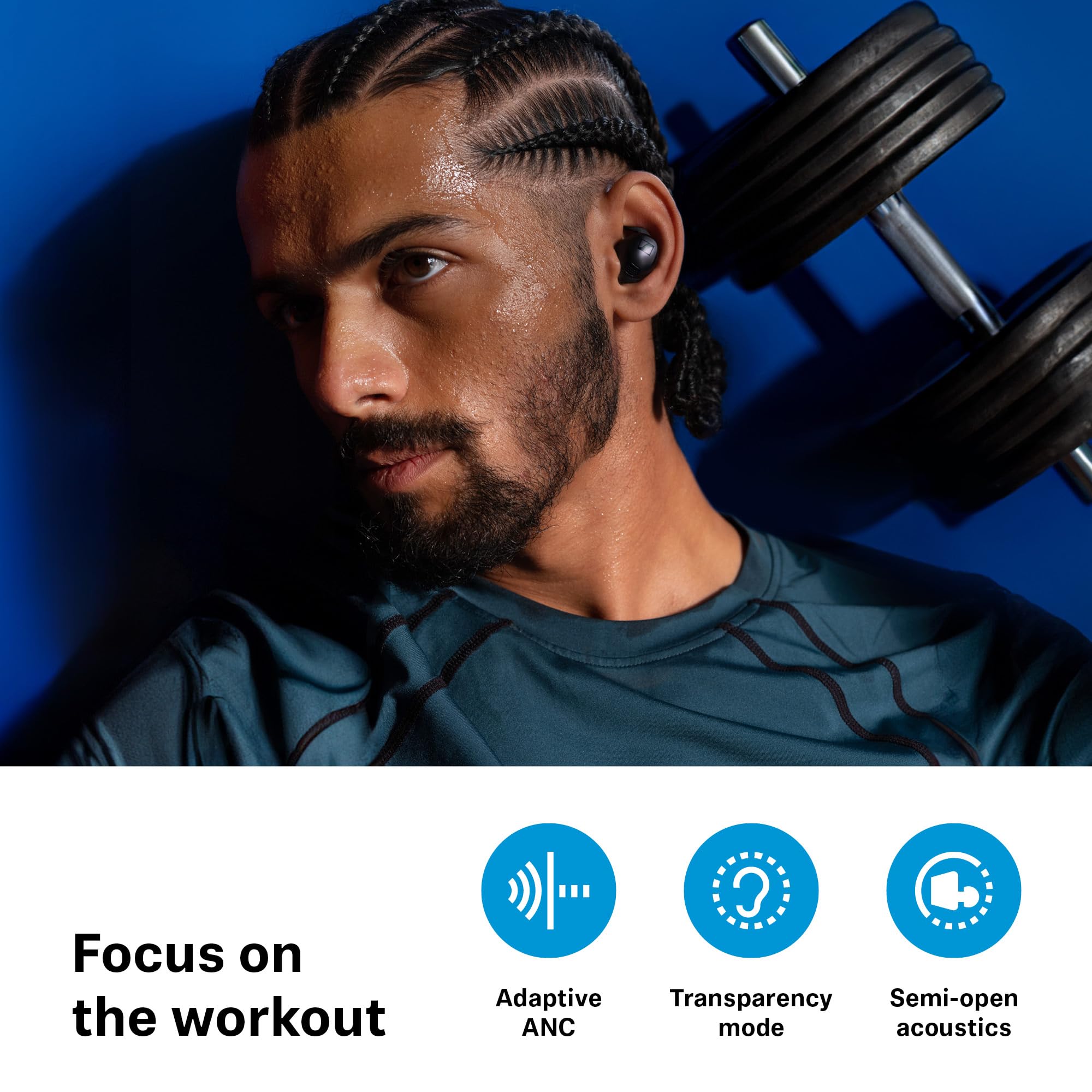 Foto 4 pulgar | Auriculares Sennheiser Momentum Sport Con Batería Anc De 24 Horas, Color Grafito - Venta Internacional.