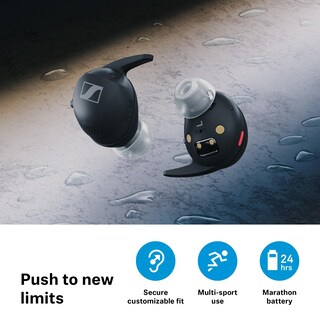 Foto 5 | Auriculares Sennheiser Momentum Sport Con Batería Anc De 24 Horas, Color Grafito - Venta Internacional.