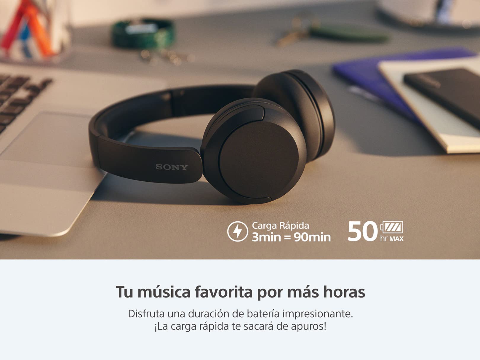 Foto 5 pulgar | Auriculares Supraaurales Inalámbricos Sony Wh-ch520 Con Batería De Micrófono De 50 H - Venta Internacional.