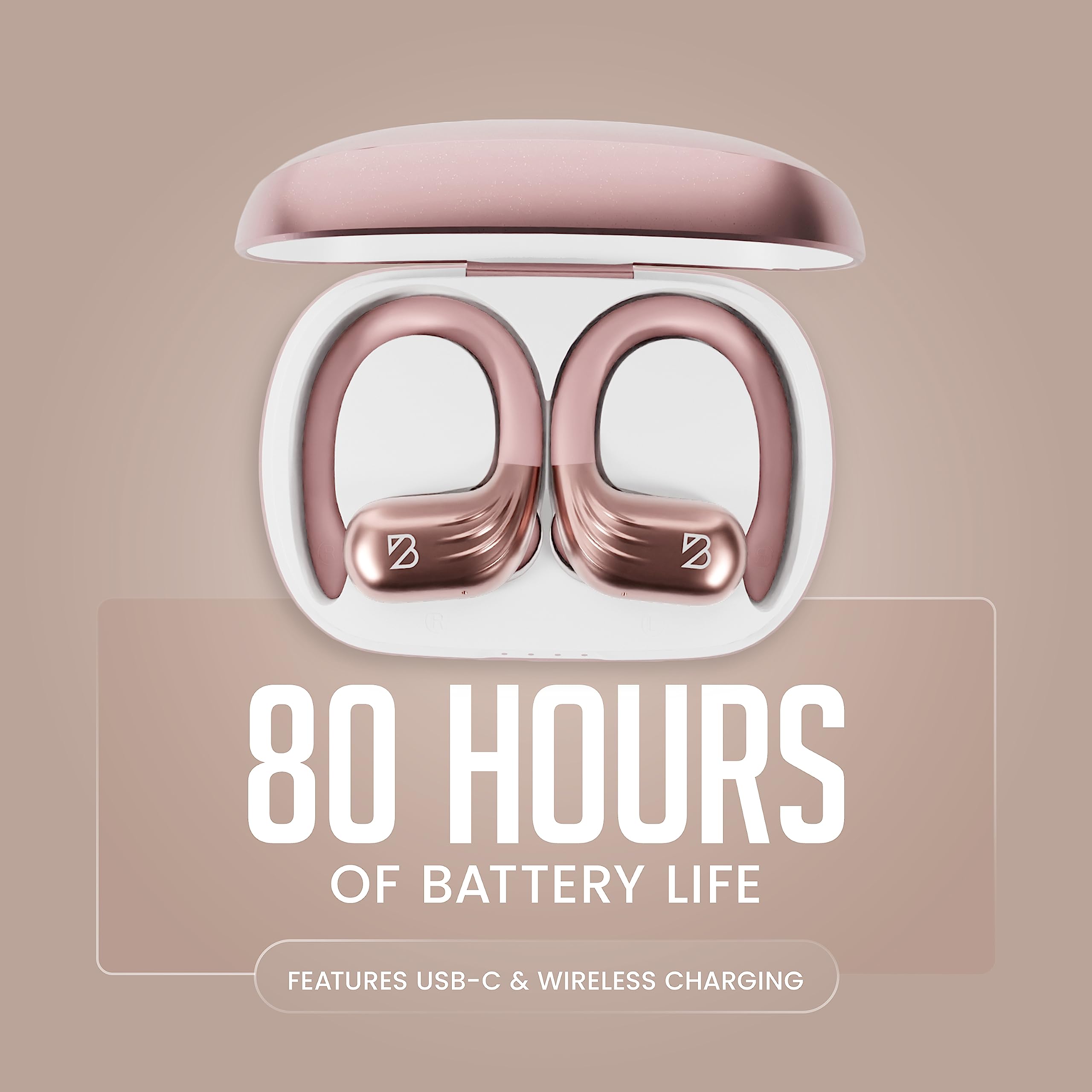 Foto 7 pulgar | Auriculares Inalámbricos Para Correr Back Bay Audio Runner 60 Rose Gold - Venta Internacional.