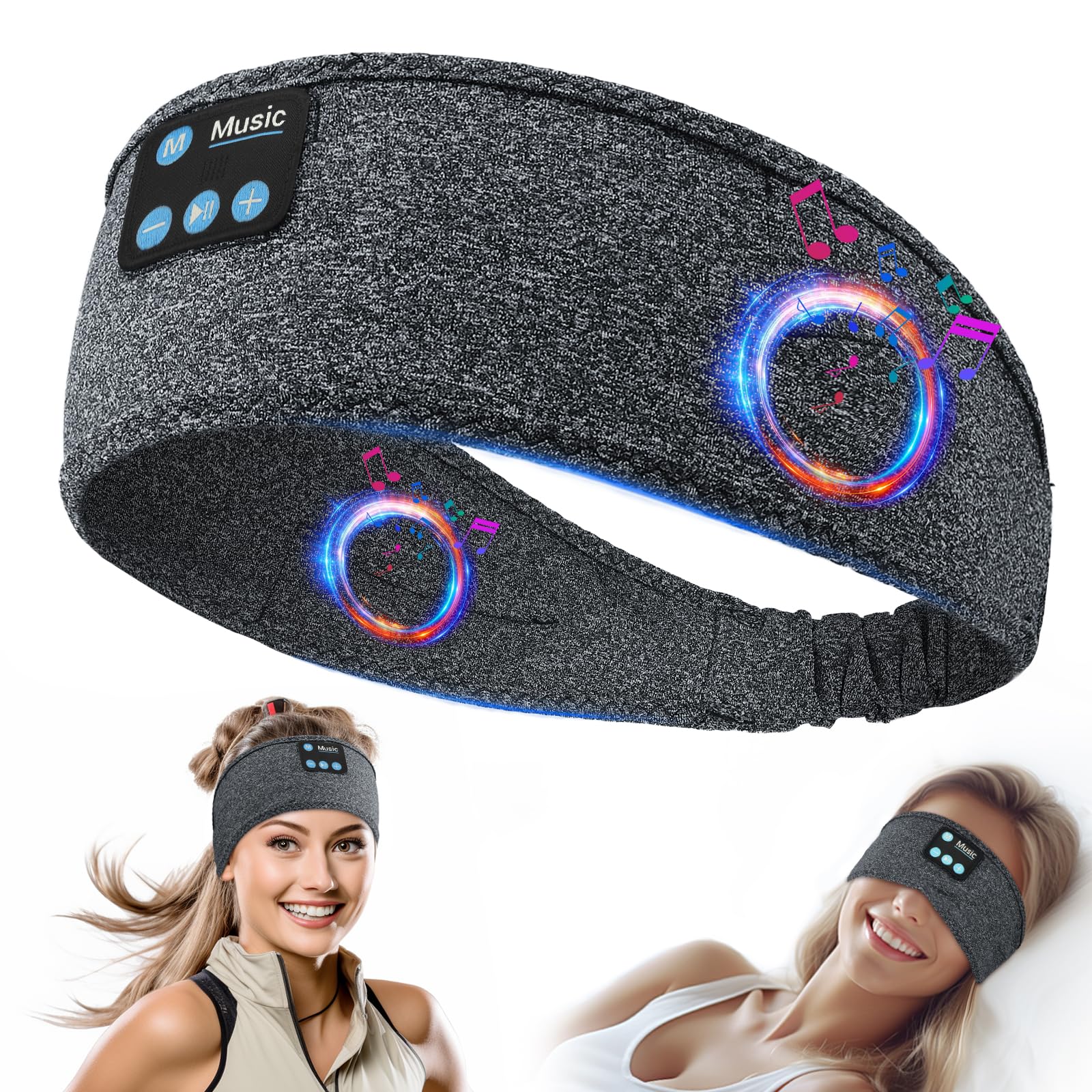 Auriculares Para Dormir Inalámbricos Bluetooth Yontune Con Ruido Blanco - Venta Internacional.