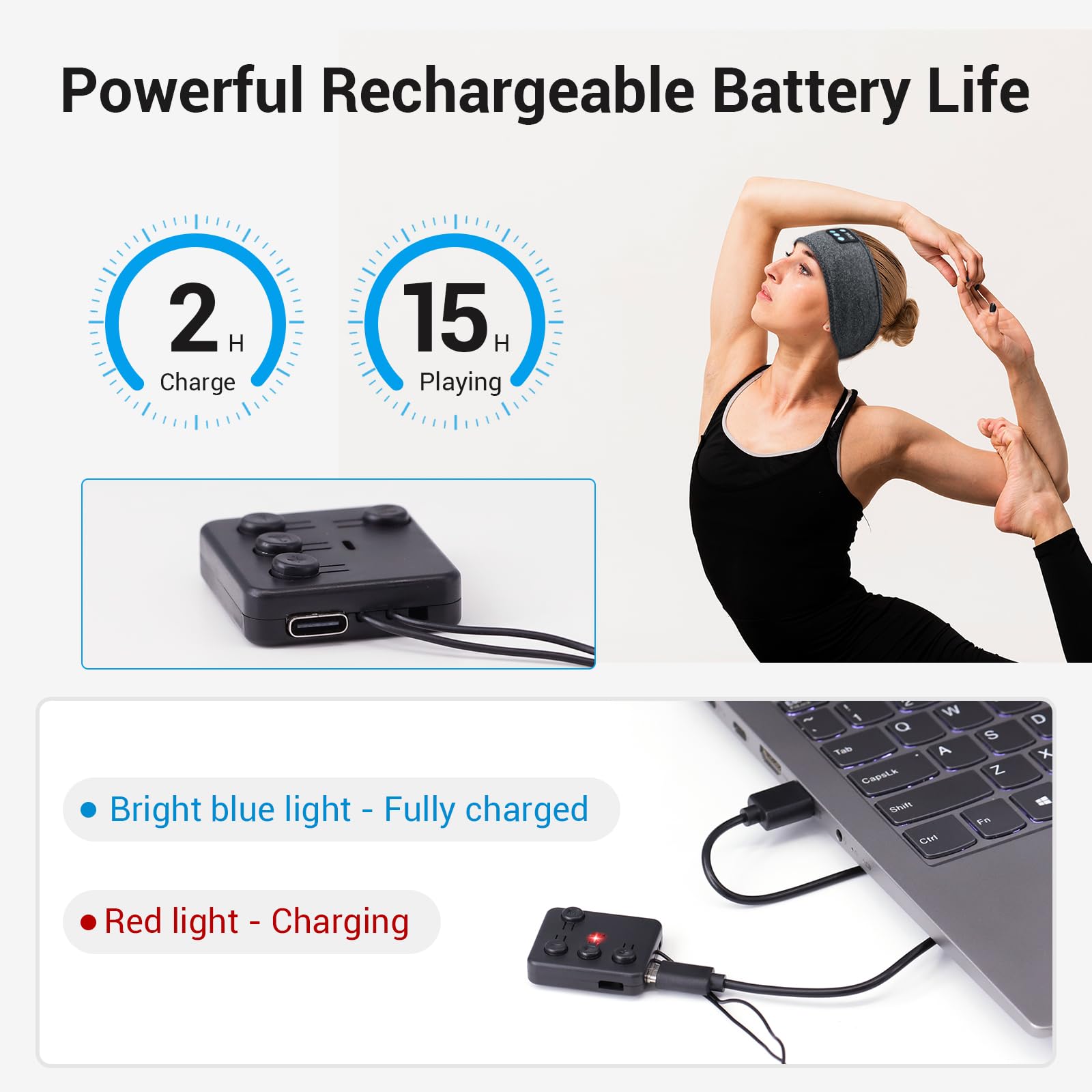 Foto 5 pulgar | Auriculares Para Dormir Inalámbricos Bluetooth Yontune Con Ruido Blanco - Venta Internacional.