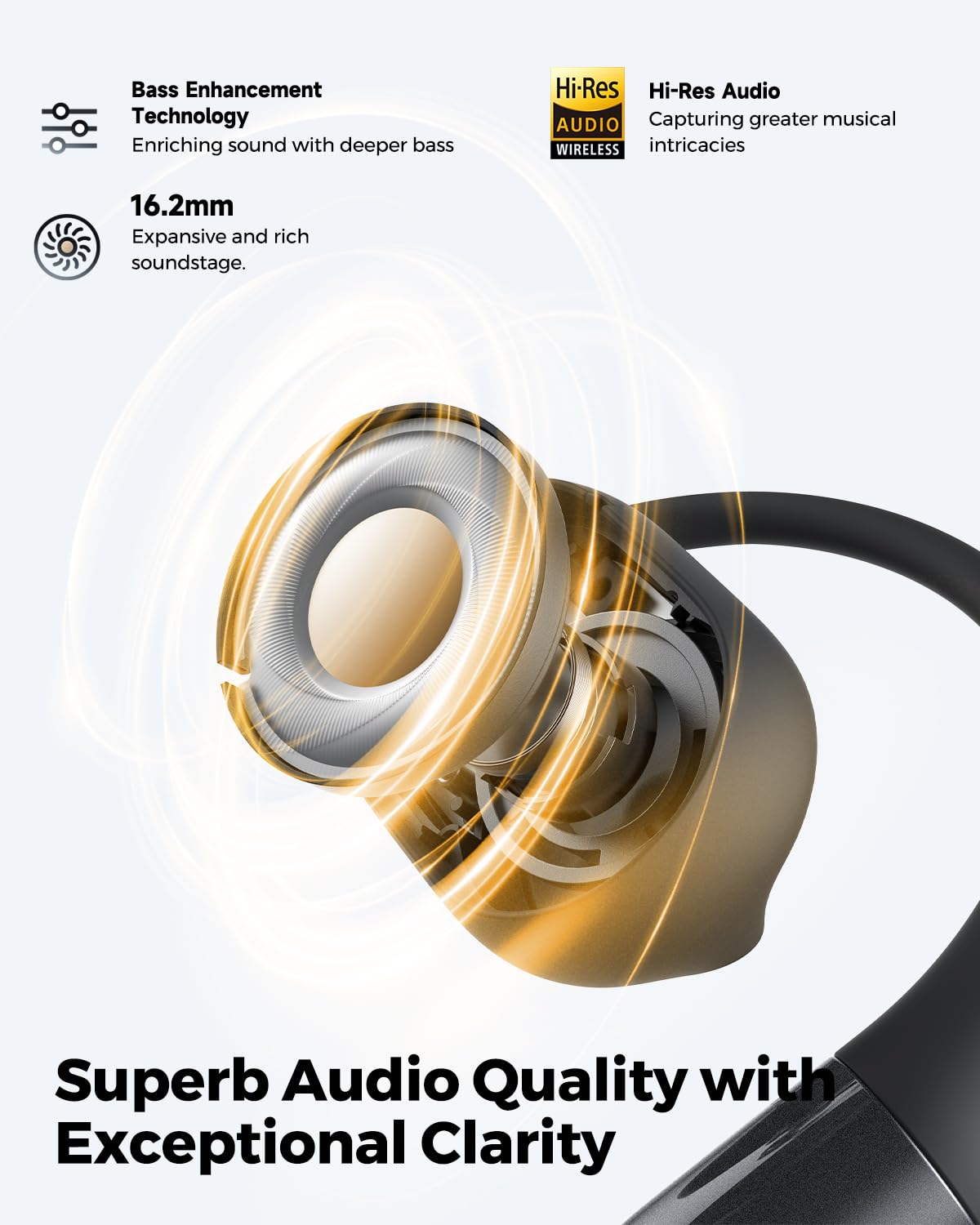 Foto 5 | Auriculares Inalámbricos De Oído Abierto Soundpeats Gofree2 Bluetooth V5.3 - Venta Internacional.