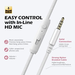 Foto 4 | Auriculares Ailihen C8 Girls Con Cable Con Micrófono Y Control De Volumen - Venta Internacional.