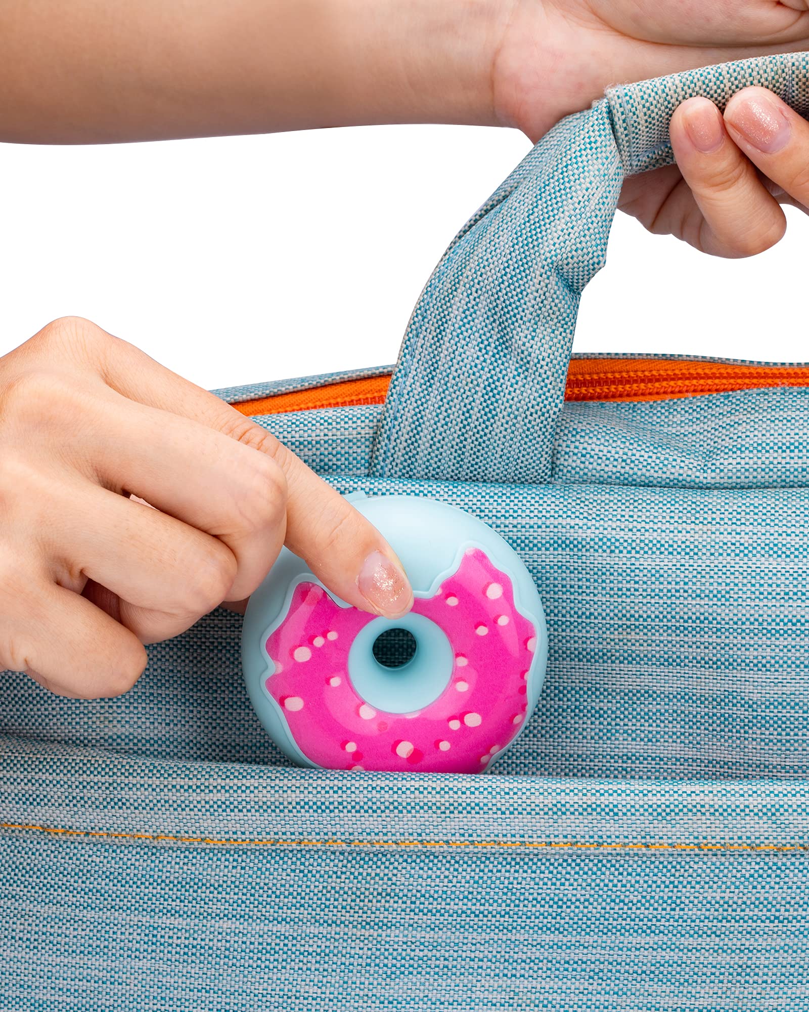 Foto 7 pulgar | Auriculares Con Cable Ohedmeh Cute Donut Kids Con Micrófono Skyblue - Venta Internacional.
