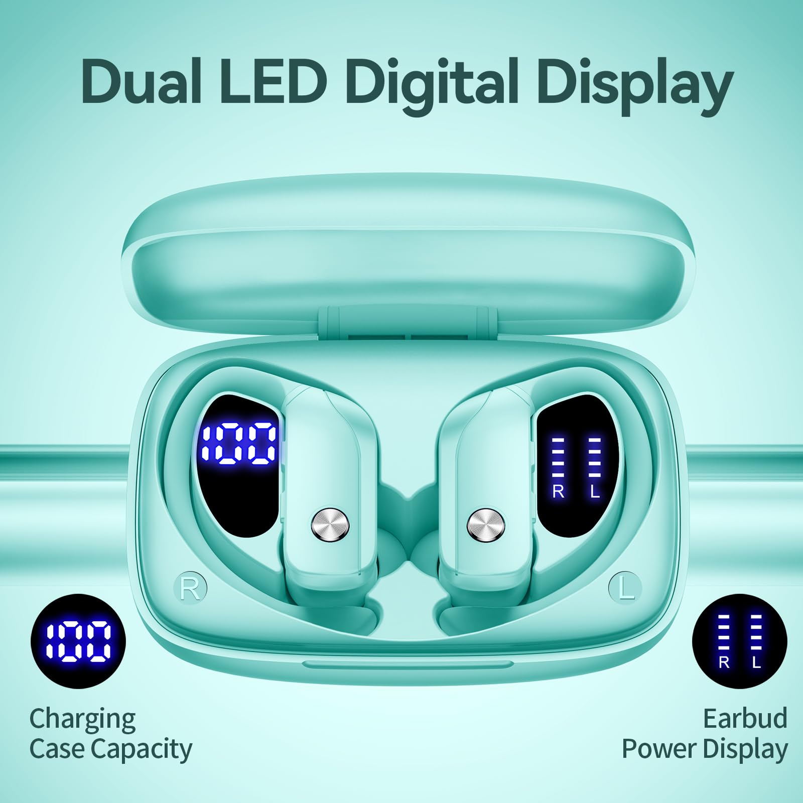 Foto 3 pulgar | Auriculares Inalámbricos Bmani Bluetooth Con Pantalla Led - Venta Internacional.