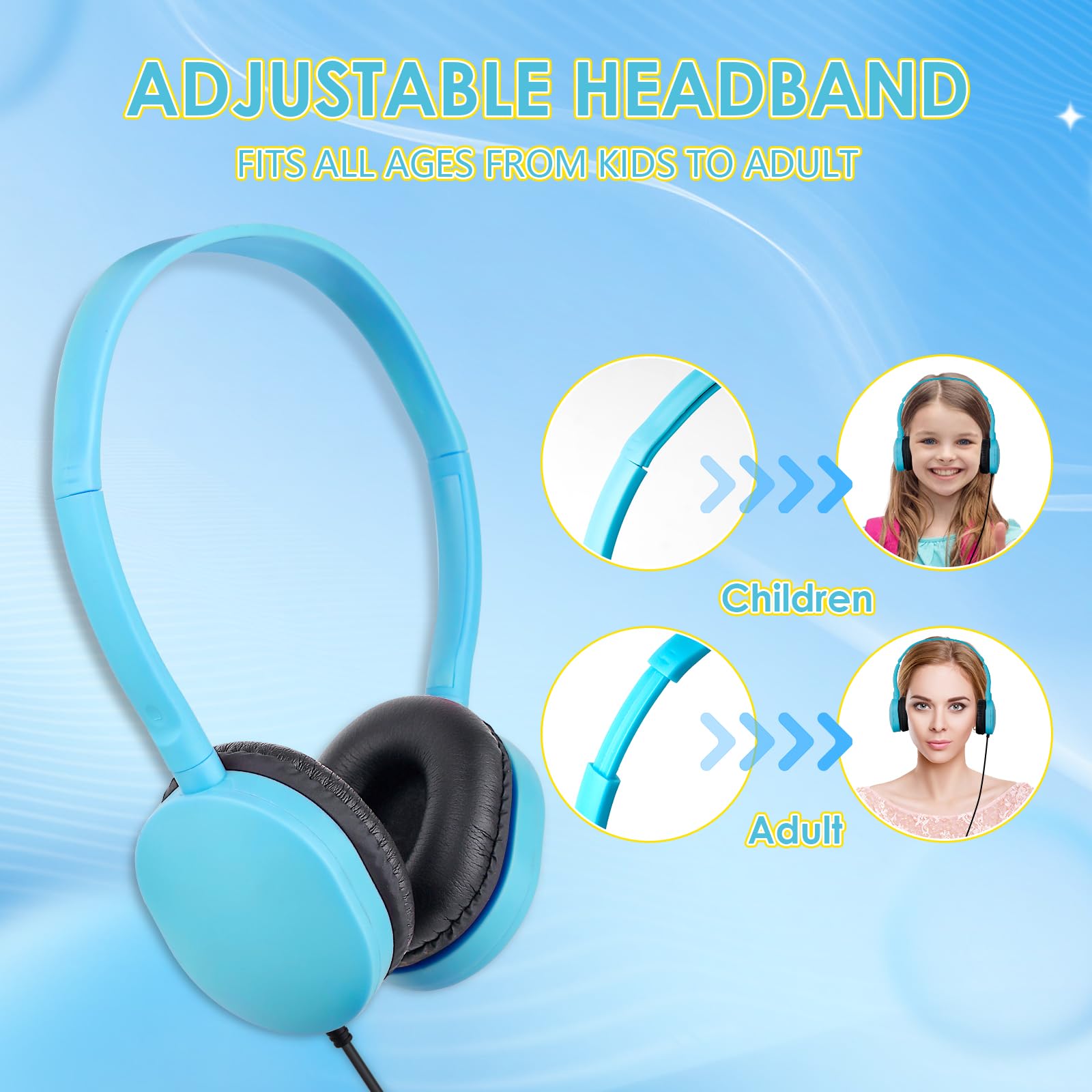 Foto 5 pulgar | Auriculares Osszit Kids, Paquete De 25 Unidades, Para Aula, Escuela, Conector De 3,5 Mm - Venta Internacional.