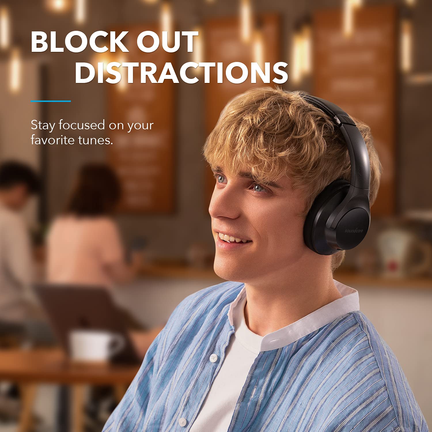 Foto 5 pulgar | Auriculares Soundcore De Anker Life Q20+ Con Cancelación Activa De Ruido - Venta Internacional.