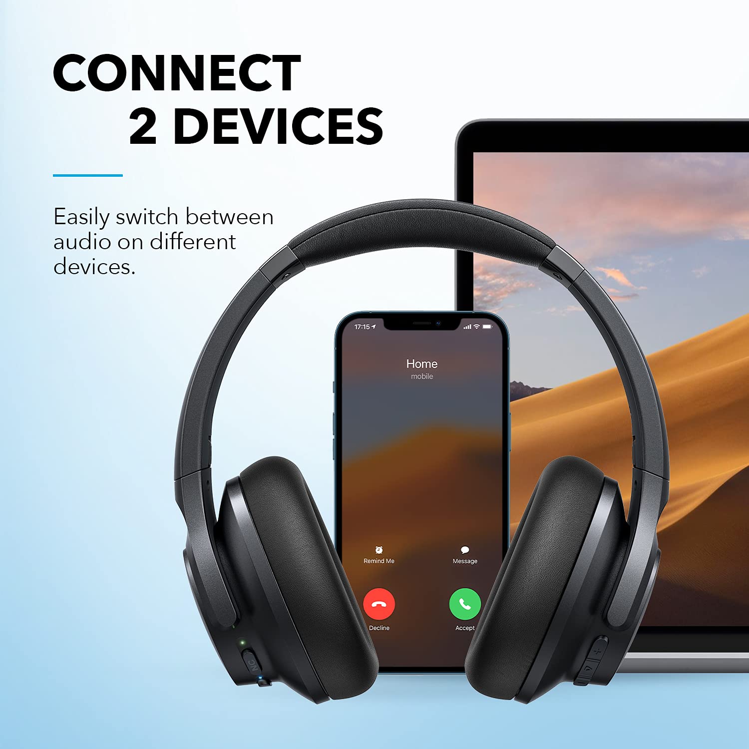 Foto 7 pulgar | Auriculares Soundcore De Anker Life Q20+ Con Cancelación Activa De Ruido - Venta Internacional.