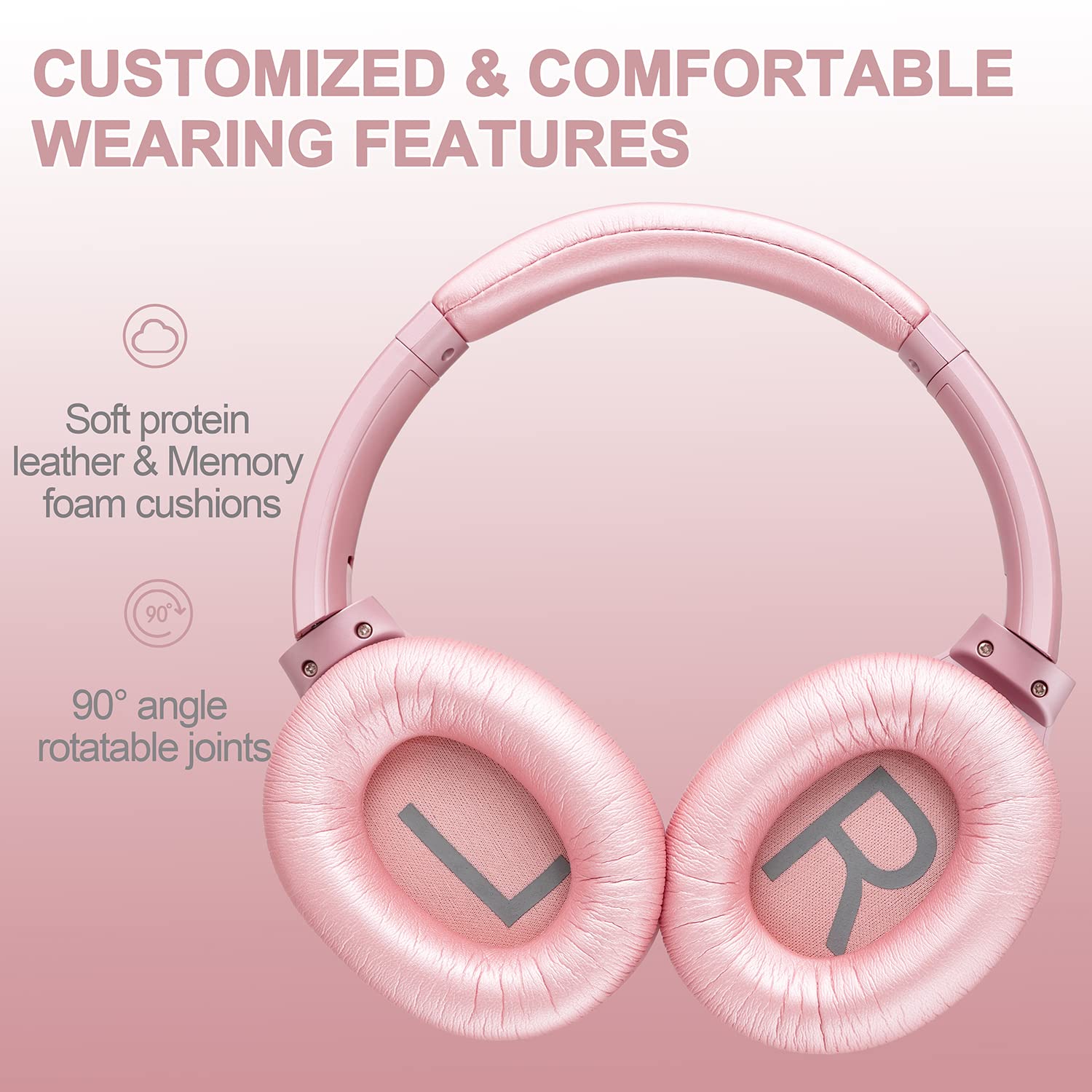 Foto 2 | Auriculares Bluetooth Zihnic Con Cancelación Activa De Ruido, 40 Horas De Reproducción - Venta Internacional.