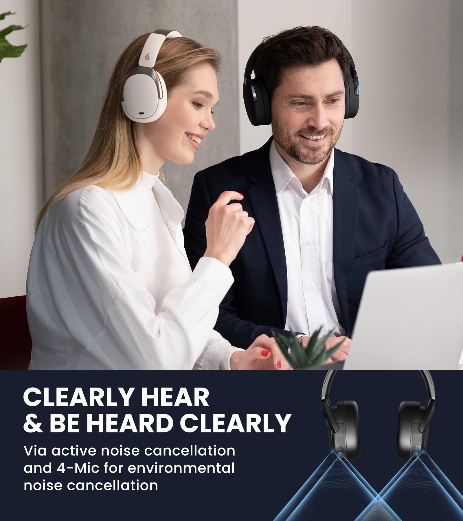 Foto 5 pulgar | Auriculares Edifier Wh950nb Bluetooth 5.3 Inalámbricos De Alta Resolución - Venta Internacional.