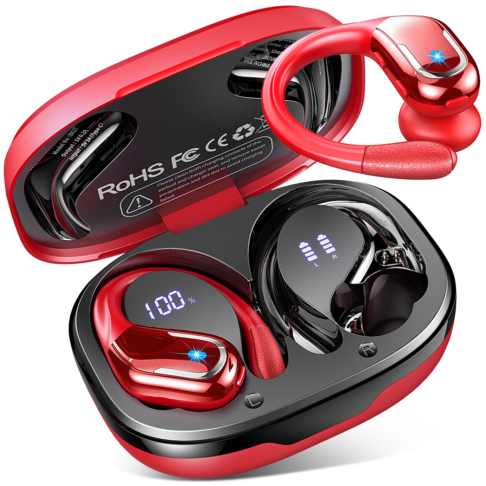 Auriculares Inalámbricos Ltinist 75 Horas Bluetooth 5.3 Ip7 A Prueba De Agua - Venta Internacional.