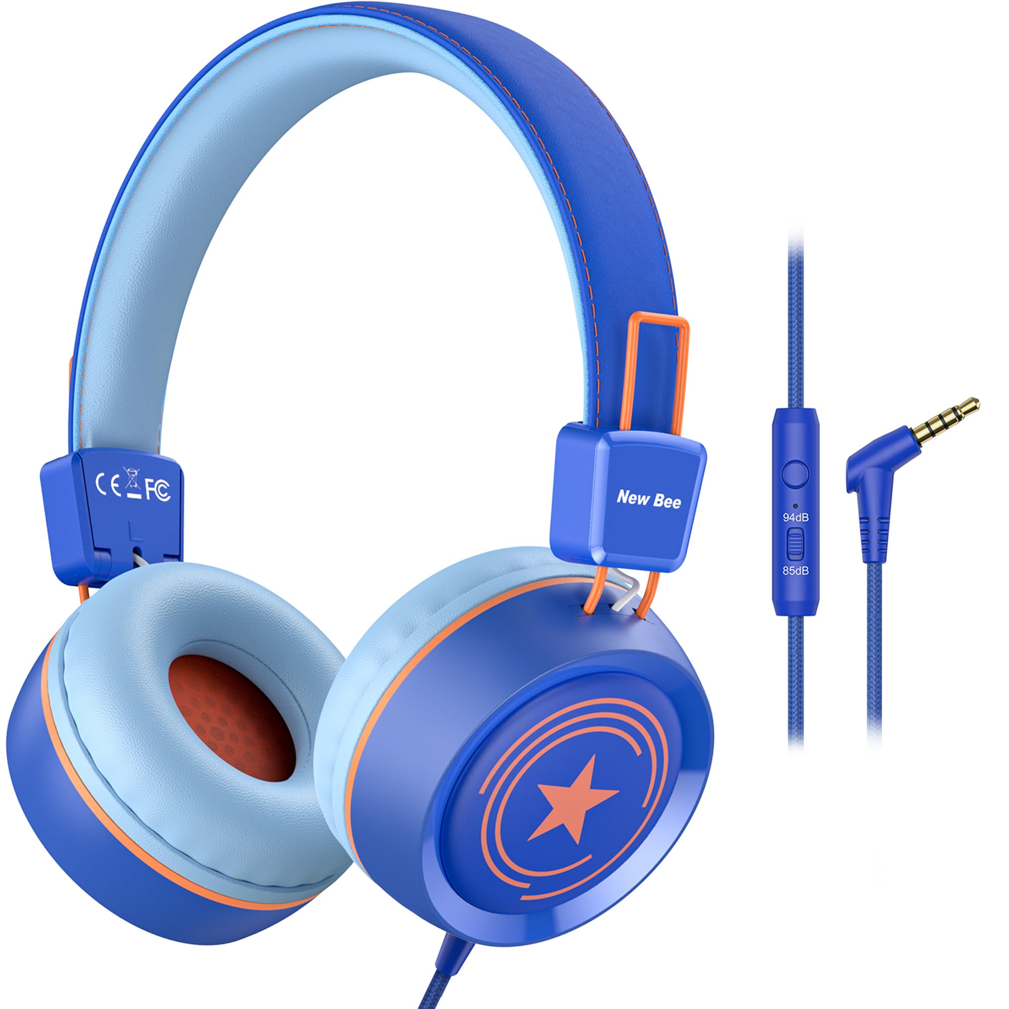 Foto 1 | Auriculares New Bee Kh20 Kids Con Micrófono De Volumen Limitado - Venta Internacional.