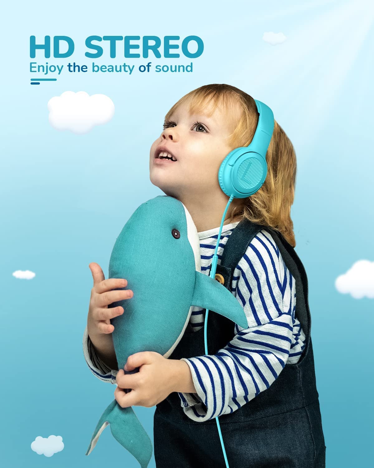 Foto 3 pulgar | Auriculares Awatrue At2 Para Niños Pequeños Con Cable, Límite De Volumen 85/94 Db - Venta Internacional.