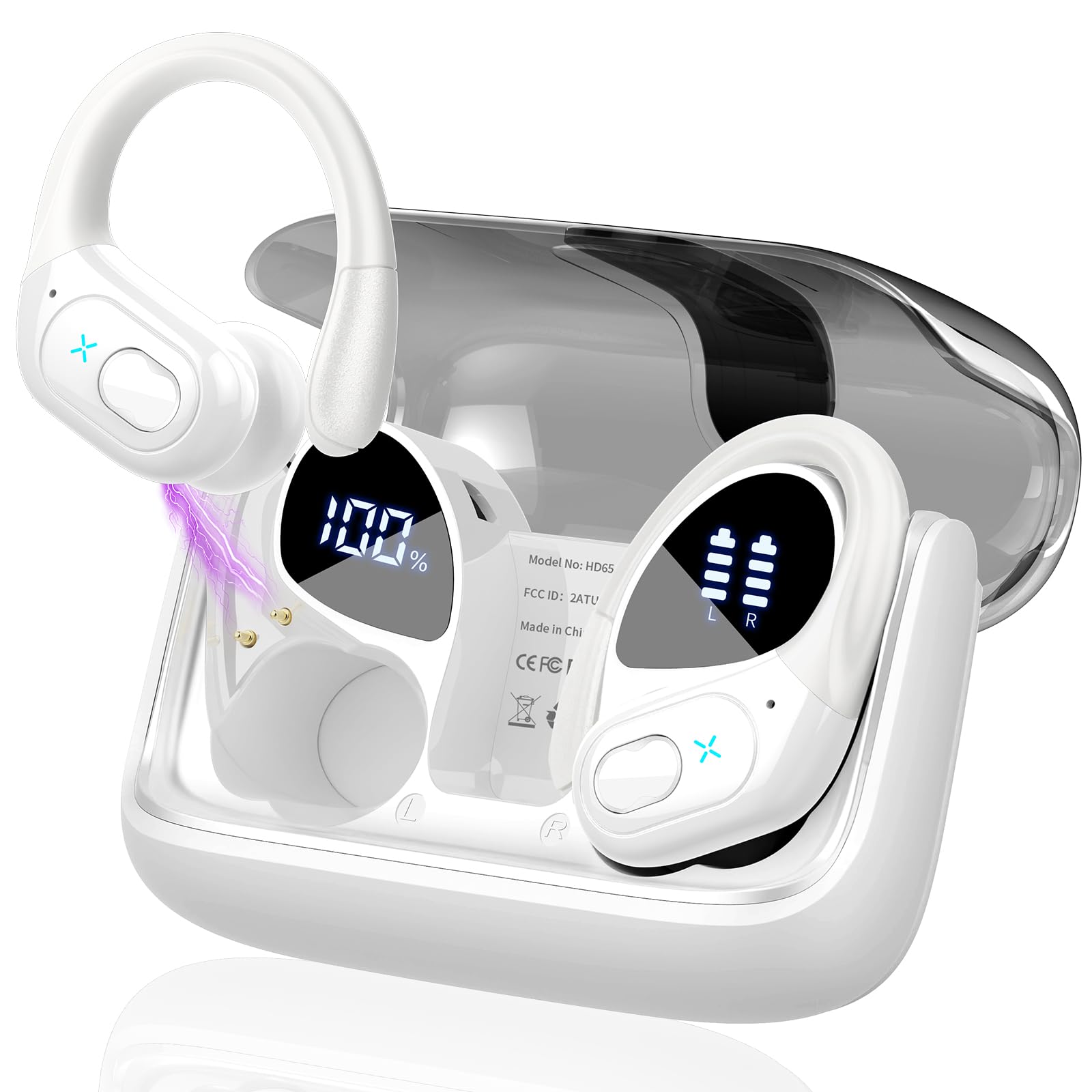 Auriculares Inalámbricos Aptkdoe 75hrs Bluetooth 5.3 Headphone Sport - Venta Internacional.