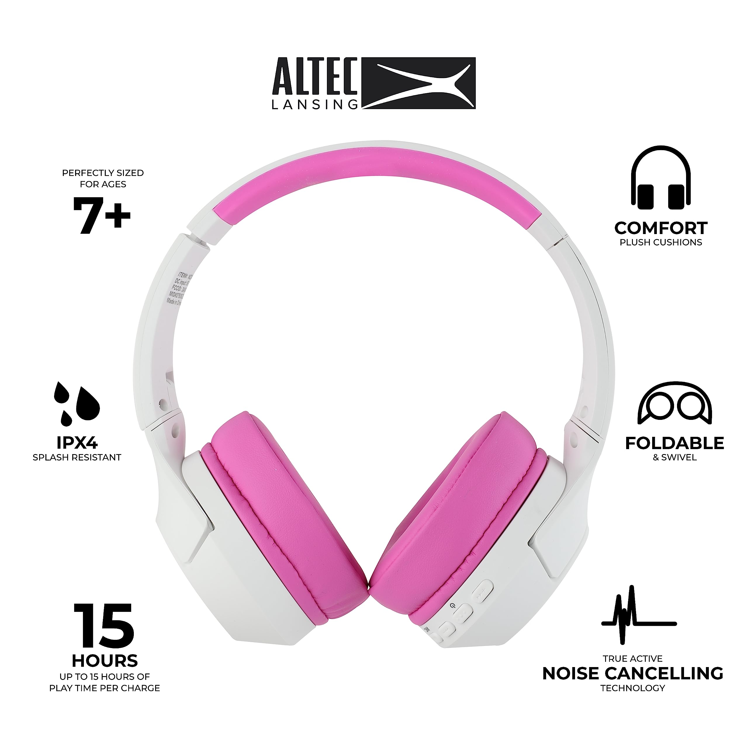 Foto 3 pulgar | Auriculares Inalámbricos Altec Lansing Kid Safe 15h Battery Kids - Venta Internacional.