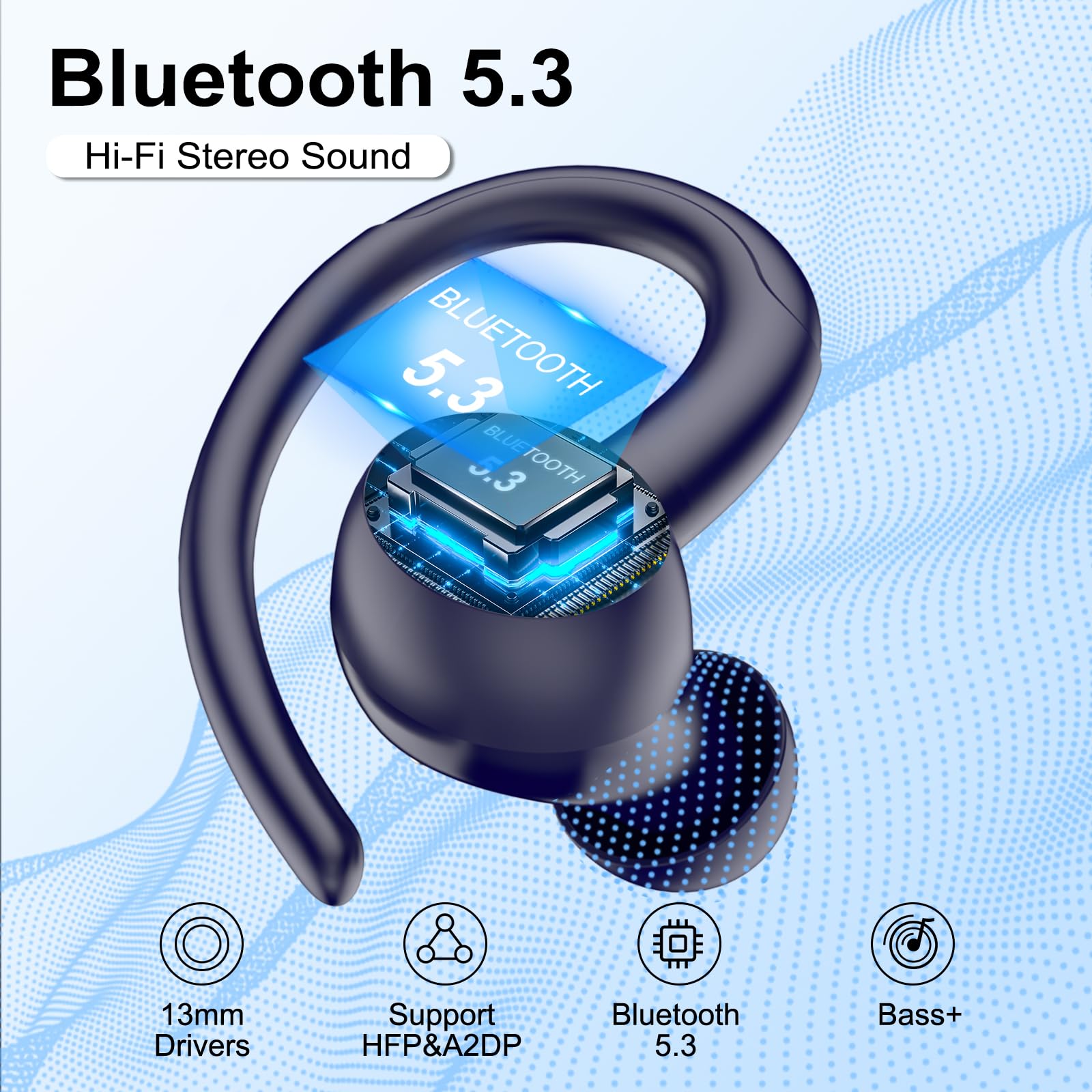Foto 3 pulgar | Auriculares Inalámbricos Casan Sport Bluetooth 5.3 Over Ear Ip7 - Venta Internacional.