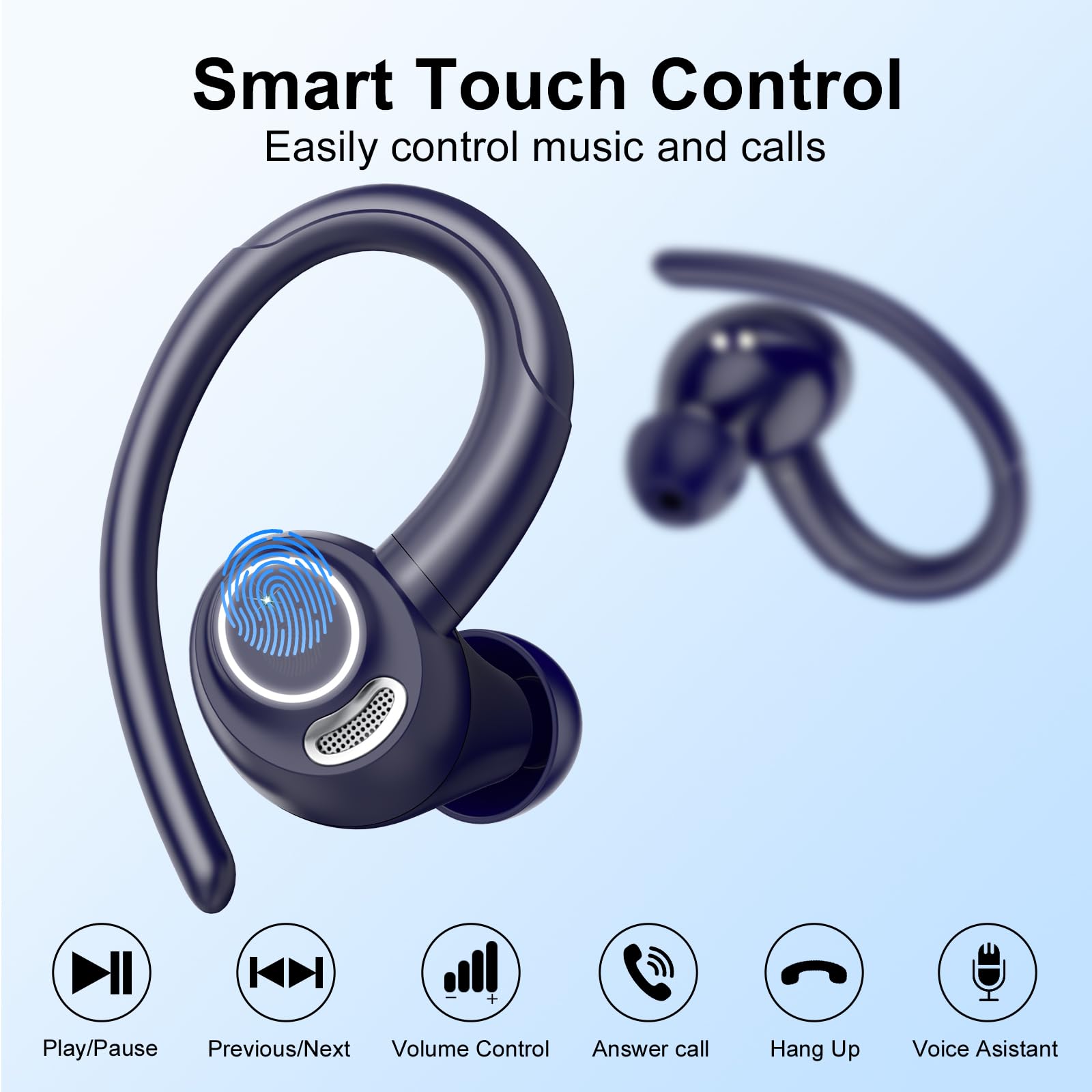 Foto 8 pulgar | Auriculares Inalámbricos Casan Sport Bluetooth 5.3 Over Ear Ip7 - Venta Internacional.