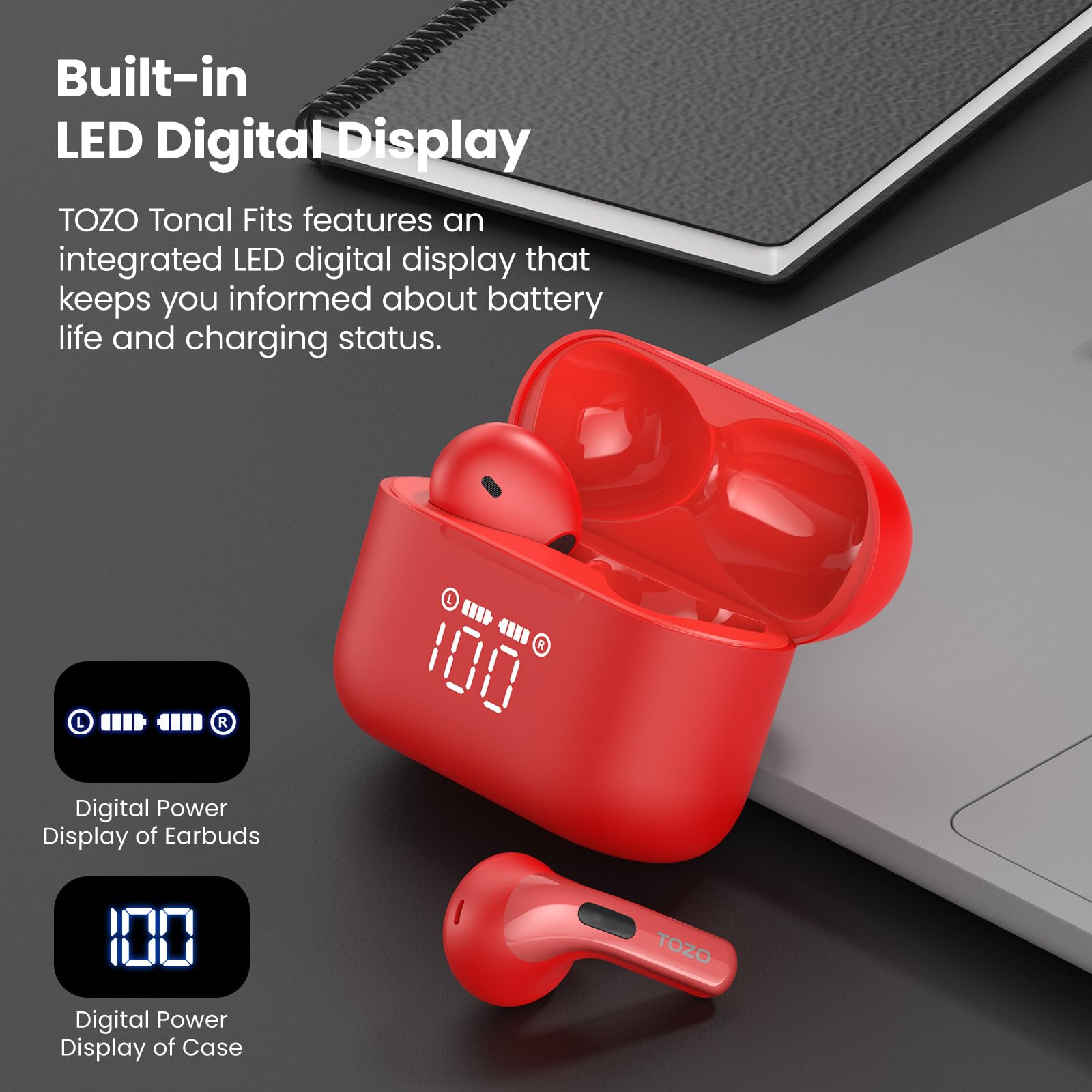 Foto 3 pulgar | Auriculares Inalámbricos Tozo T21 Bluetooth 5.3 Con Cancelación De Ruido - Venta Internacional.