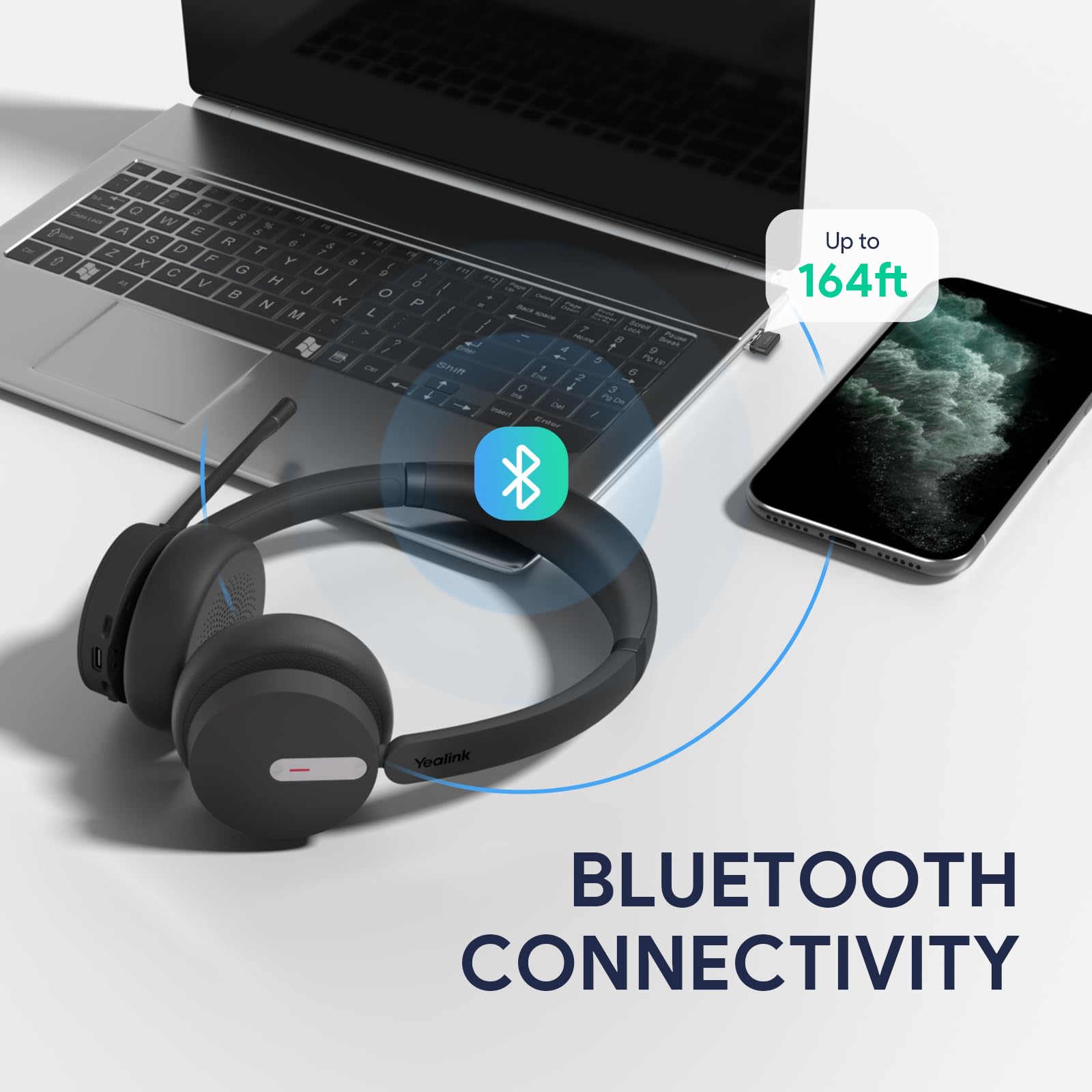 Foto 6 pulgar | Auriculares Inalámbricos Yealink Bh70 Dual Uc Con Micrófono Bluetooth 35h - Venta Internacional.