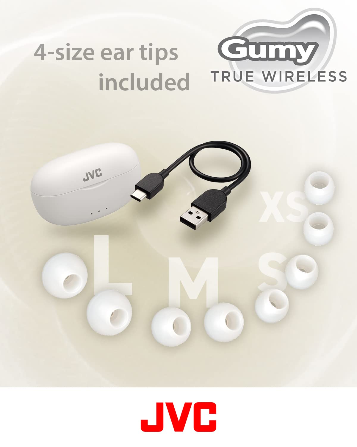 Foto 8 pulgar | Auriculares True Wireless Jvc Gumy Haa7t2w Blancos - Venta Internacional.