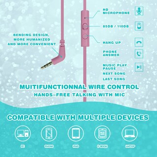 Foto 5 | Auriculares Midola Volume Limited 85/110 Db Para Niños Sobre O Sobre La Oreja - Venta Internacional.