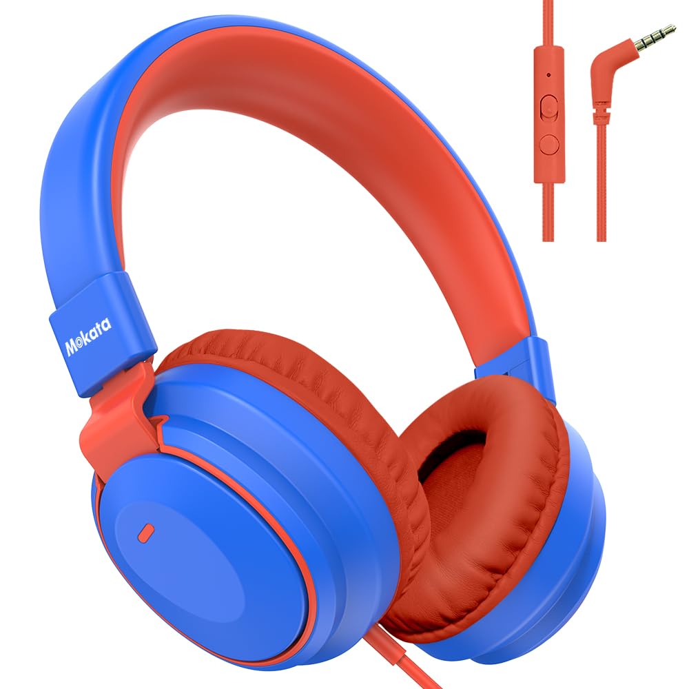 Foto 2 pulgar | Auriculares Mokata Kids Volume Limited Con Cable Para Colocar Sobre Las Orejas Y Sobre La Oreja, Azul - Venta Intern