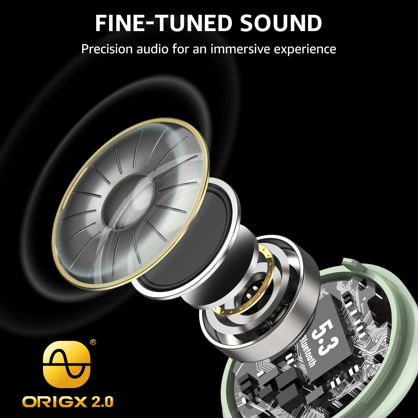 Foto 4 pulgar | Auriculares Inalámbricos Tozo T6 Ergonómicos Bluetooth 5.3 50 Horas De Reproducción - Venta Internacional.