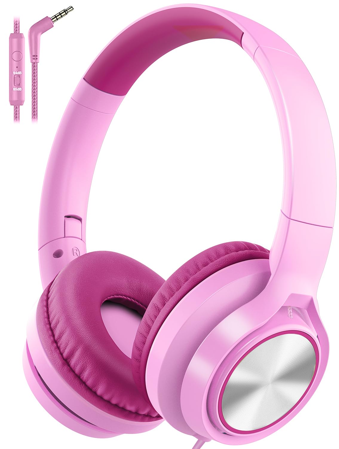 Foto 2 pulgar | Auriculares Voopwink Kids Con Micrófono Para Colocar Sobre La Oreja Con Cable - Venta Internacional.