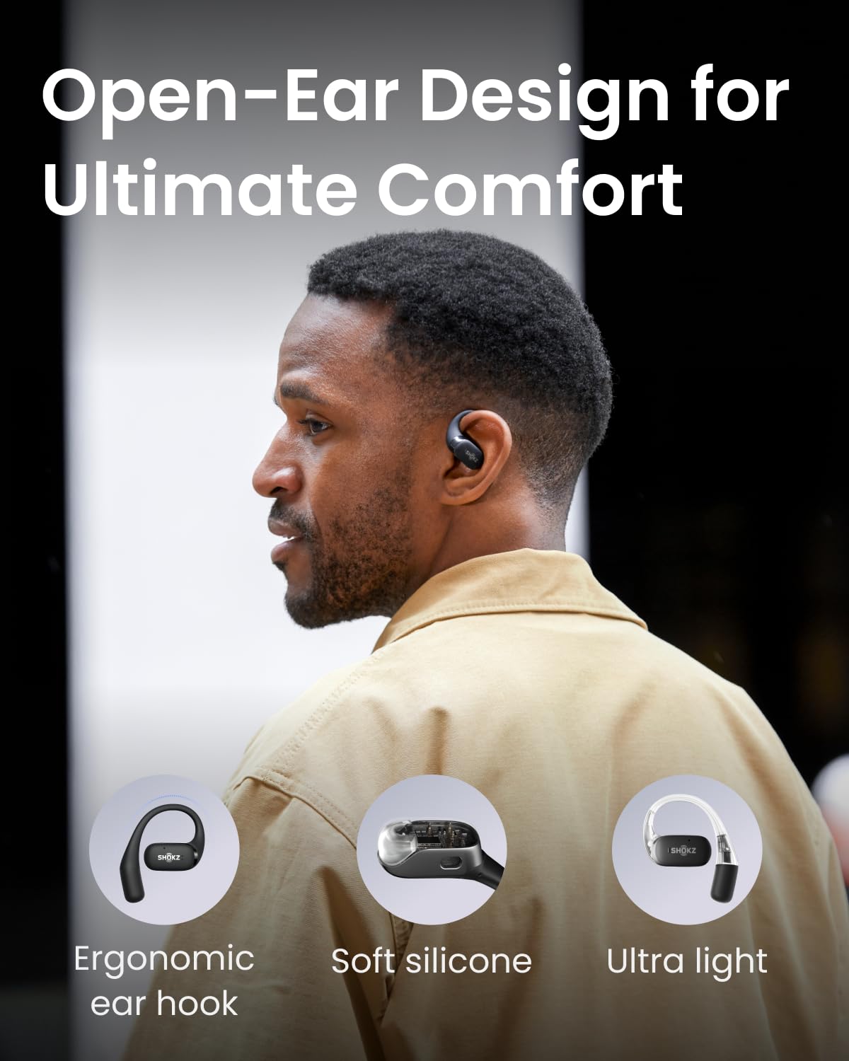 Foto 3 pulgar | Auriculares Bluetooth Shokz Openfit Openear Con Micrófono 28h Play - Venta Internacional.