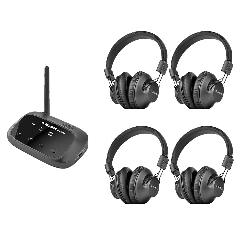 Auriculares Inalámbricos Avantree Quartet Para Grupos Múltiples - Venta Internacional.