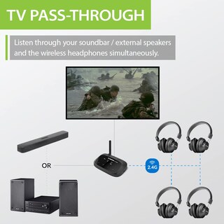 Foto 7 | Auriculares Inalámbricos Avantree Quartet Para Grupos Múltiples - Venta Internacional.