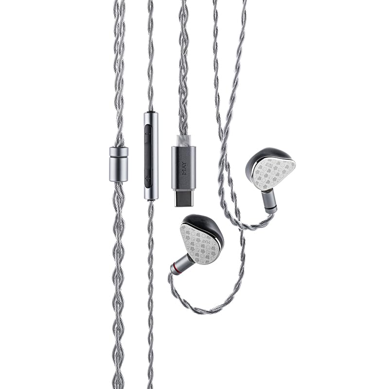Auriculares Moondrop May Dsp Usb-c Dsp Dynamic+controlador Planar - Venta Internacional.