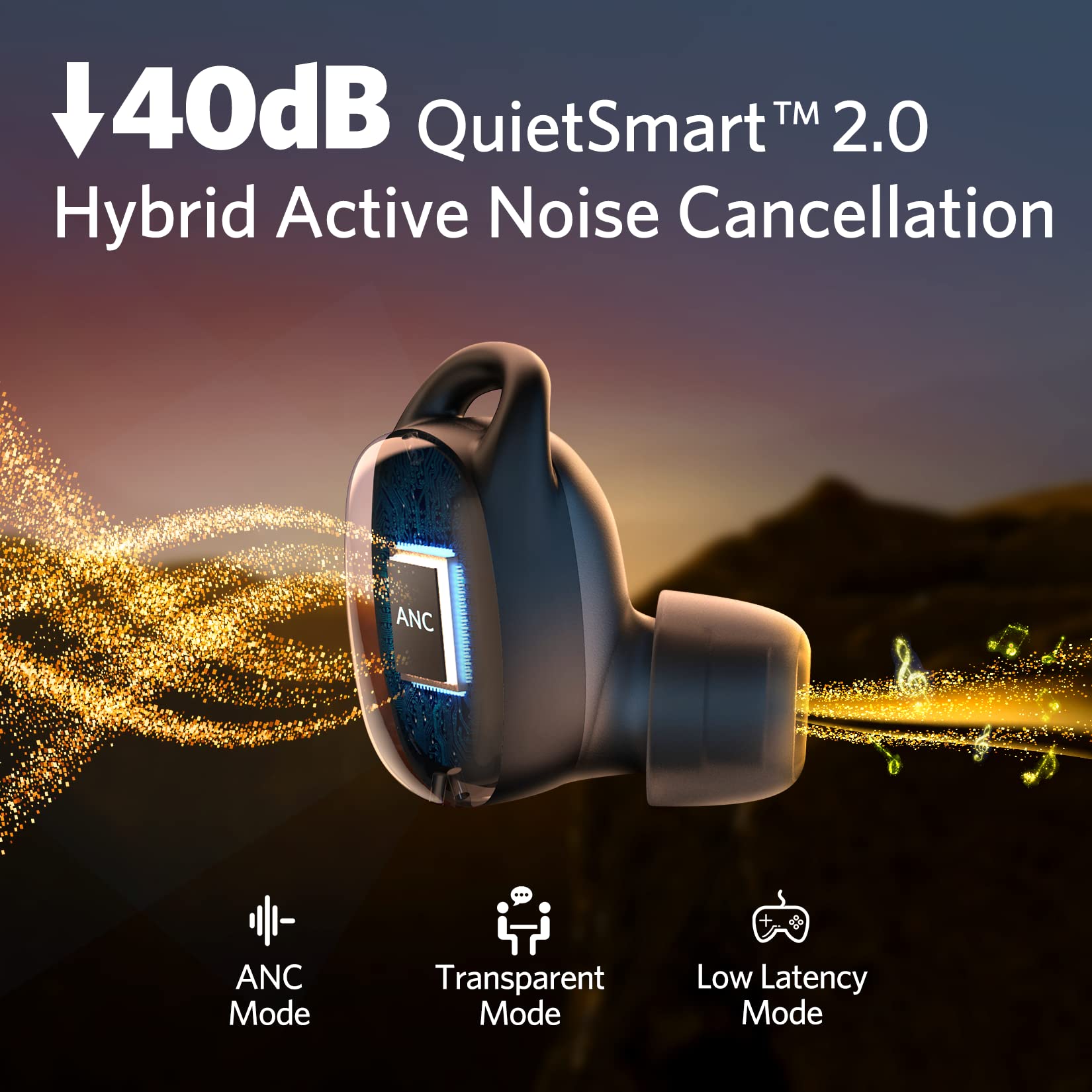 Foto 4 pulgar | Auriculares Inalámbricos Earfun Free Pro 2 Hybrid Anc Bluetooth 5.2 - Venta Internacional.
