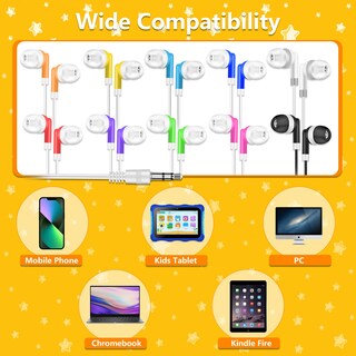Foto 4 | Paquete De 30 Auriculares Osszit Kids Bulk Al Por Mayor Para La Escuela - Venta Internacional.