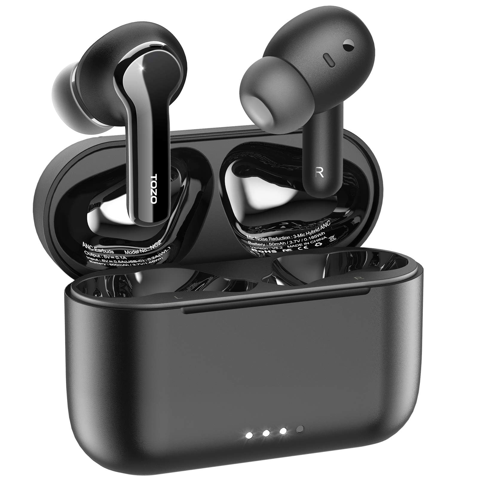 Auriculares Inalámbricos Tozo Nc2 Hybrid Con Cancelación Activa De Ruido - Venta Internacional.