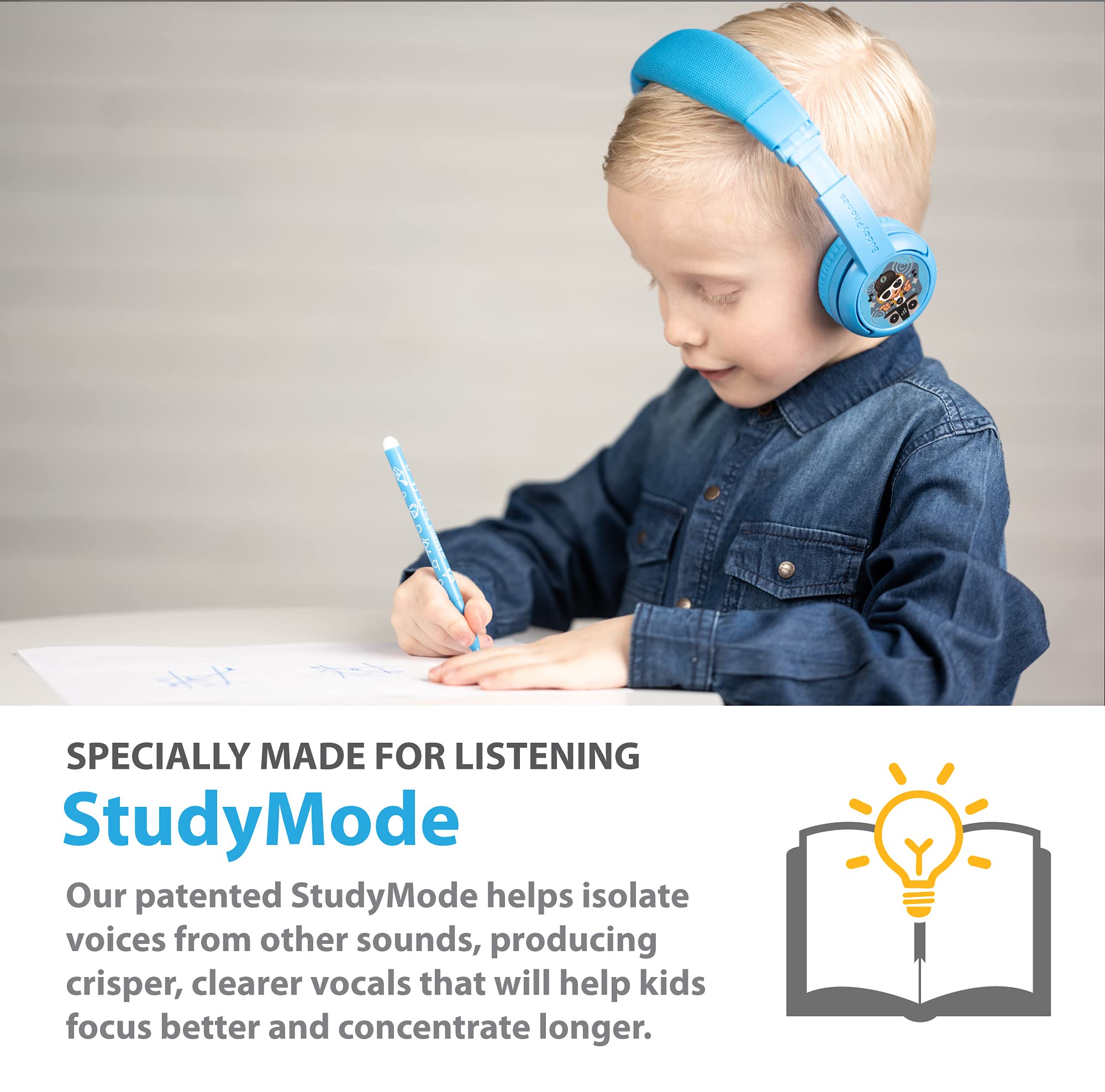Foto 4 pulgar | Auriculares Inalámbricos Buddyphones Play+ Bluetooth Para Niños Coolblue - Venta Internacional.