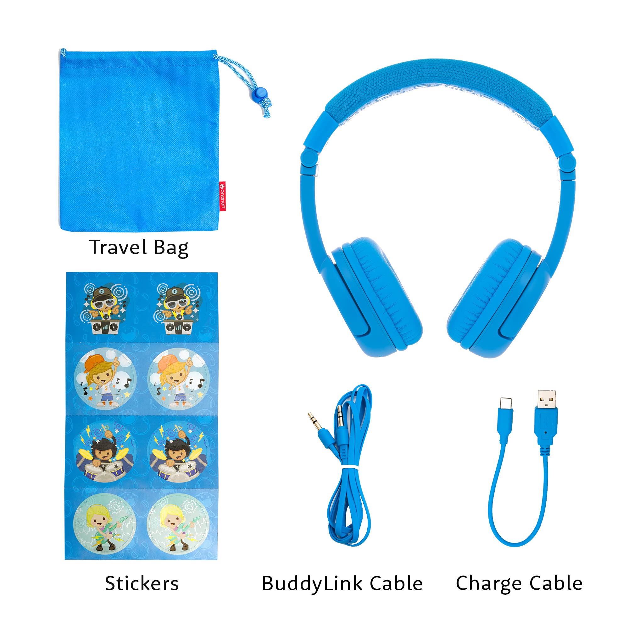 Foto 7 pulgar | Auriculares Inalámbricos Buddyphones Play+ Bluetooth Para Niños Coolblue - Venta Internacional.