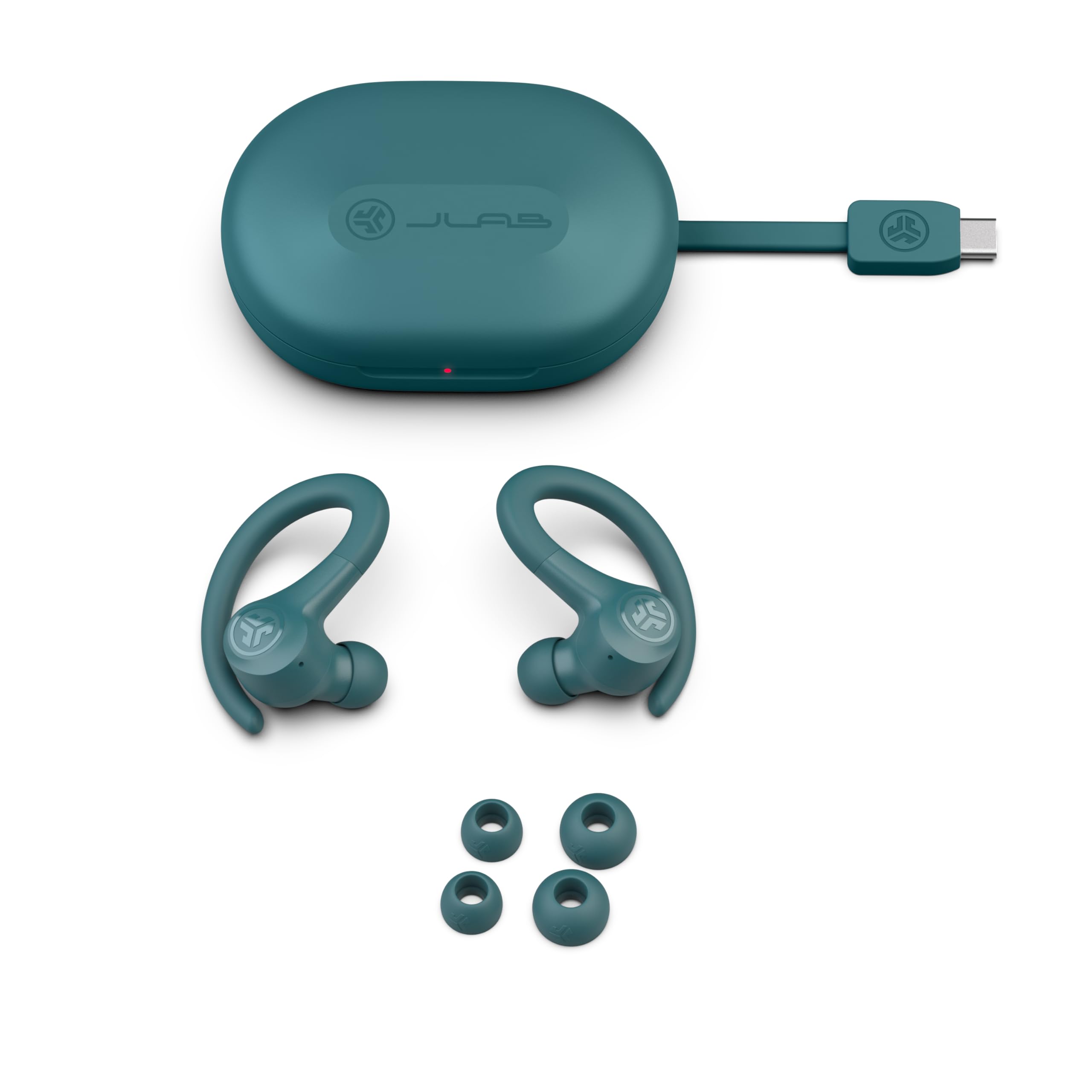 Foto 7 pulgar | Auriculares Inalámbricos De Entrenamiento Jlab Go Air Sport+ Teal - Venta Internacional.