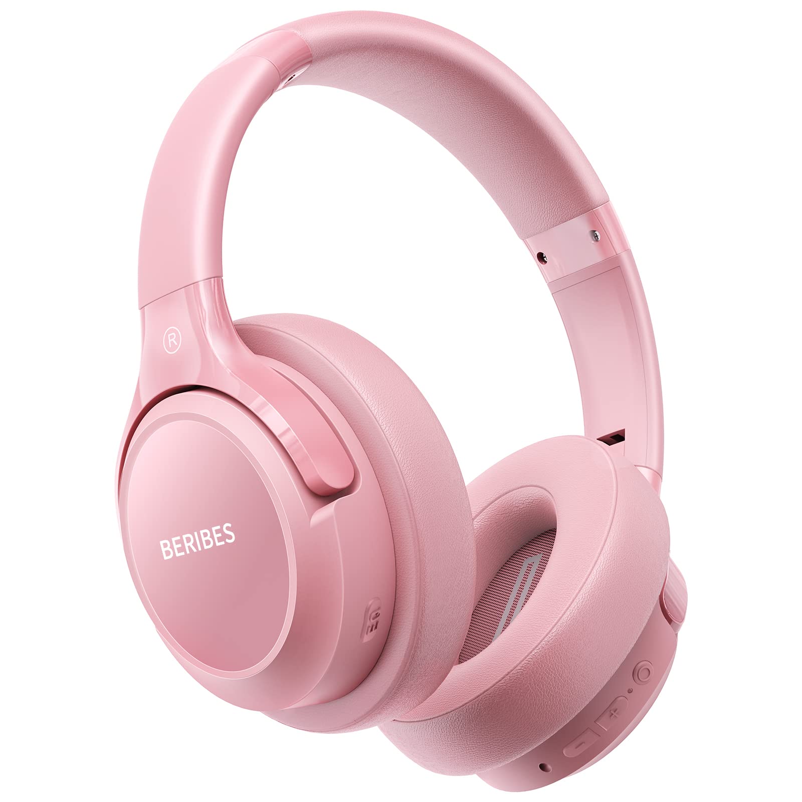 Foto 1 | Auriculares Inalámbricos Beribes 65h Playtime Con 6 Modos De Ecualización, Color Rosa - Venta Internacional.
