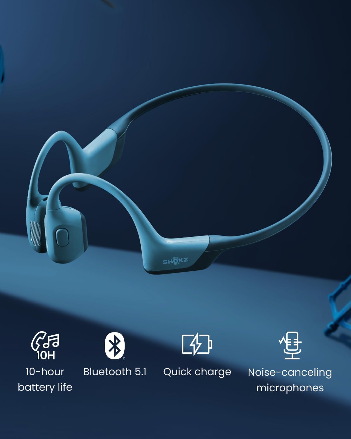 Foto 7 pulgar | Auriculares Deportivos Shokz Openrun Pro Bluetooth De Conducción Ósea - Venta Internacional.