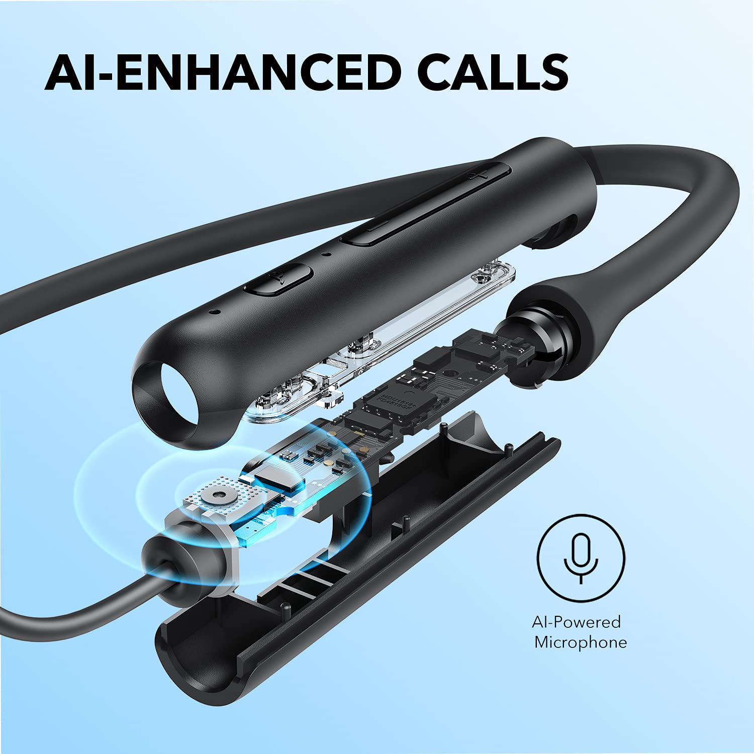 Foto 4 | Auriculares Inalámbricos Con Banda Para El Cuello Soundcore Life U2i Con 22 Horas De Reproducción - Venta Internaciona