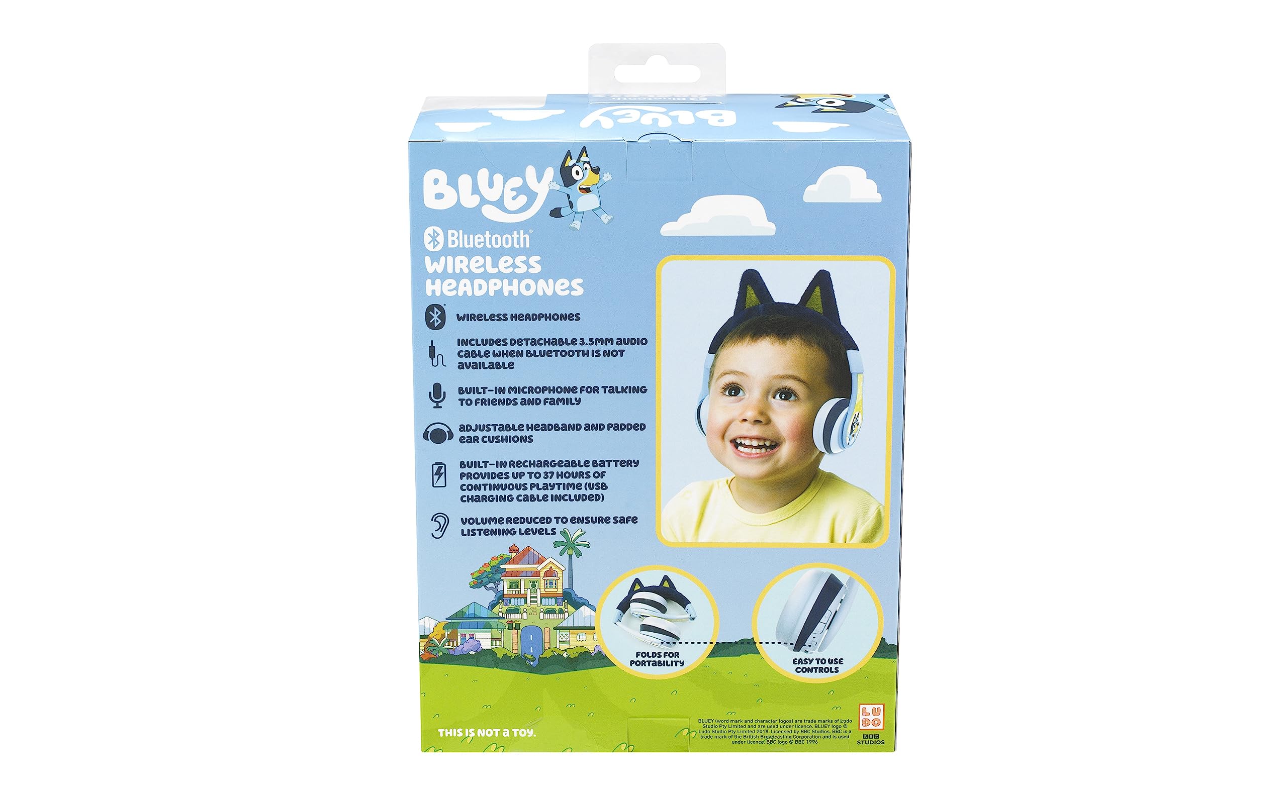 Foto 7 | Auriculares Bluetooth Ekids Bluey Para Niños Con Micrófono - Venta Internacional.