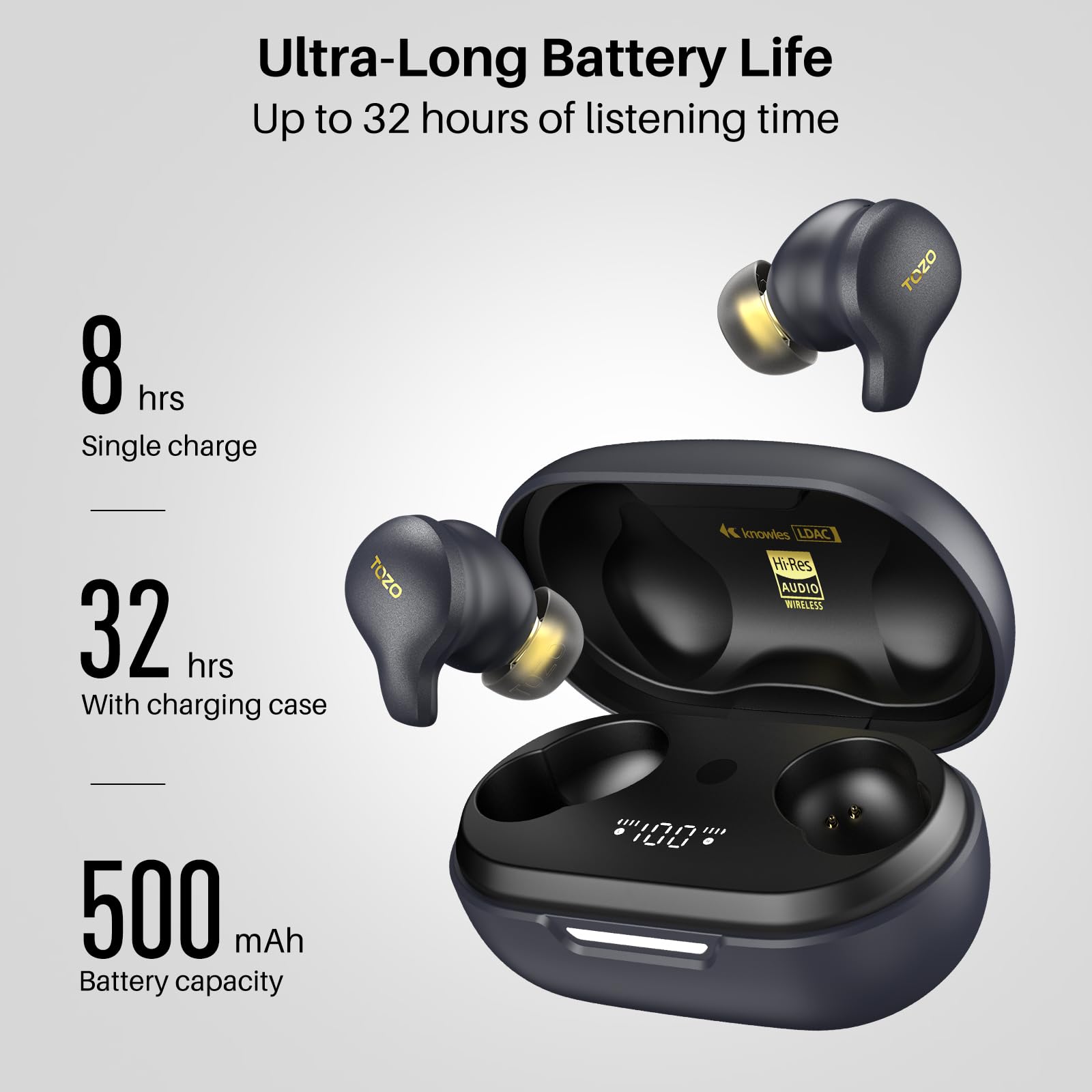 Foto 5 pulgar | Auriculares Inalámbricos Tozo Golden X1 Auriculares Bluetooth - Venta Internacional.
