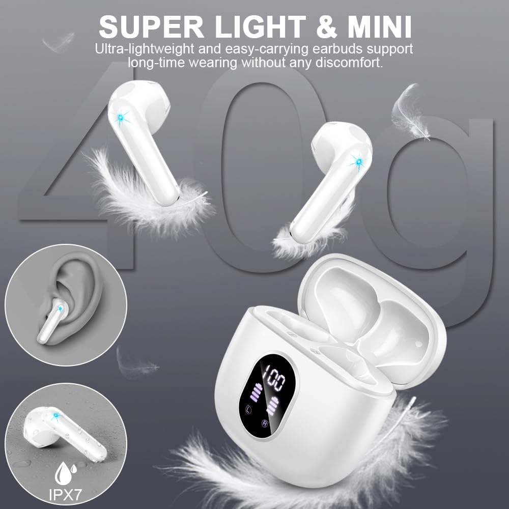 Foto 7 | Auriculares Inalámbricos Draec Bluetooth 5.3, 50 Horas De Reproducción - Venta Internacional.