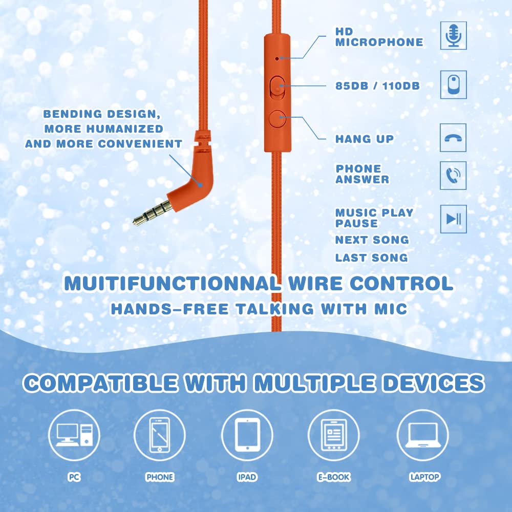 Foto 8 pulgar | Auriculares Midola Kids Volume Limited 85/110 Db Con Cable Azul - Venta Internacional.