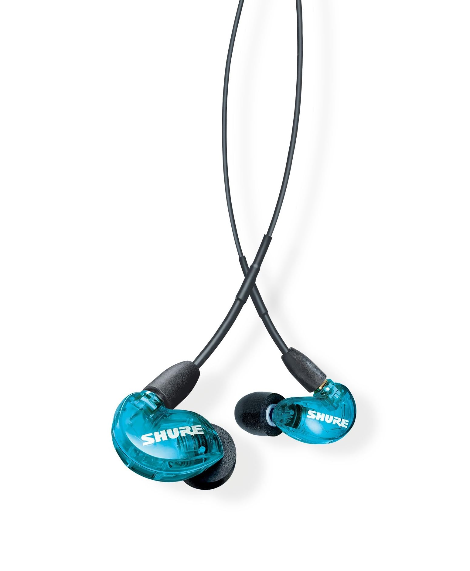 Auriculares Con Cable Shure Se215 Con Aislamiento De Sonido Y Color Azul Claro - Venta Internacional. $3,305