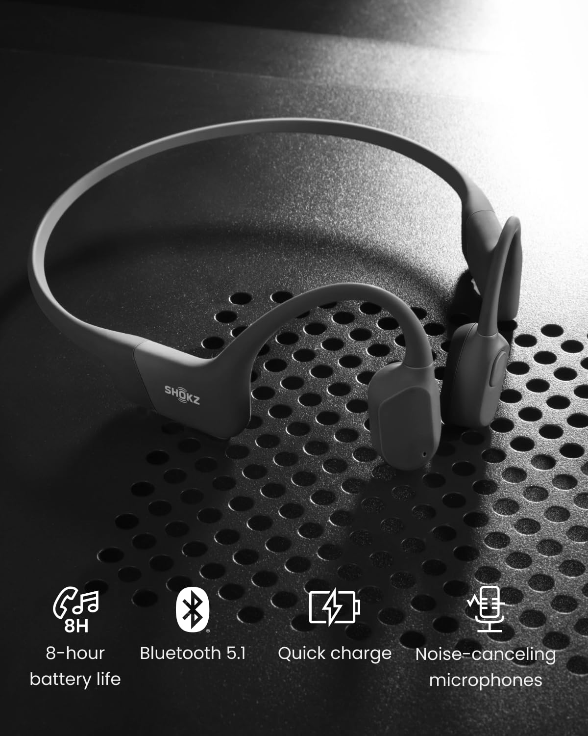 Foto 6 pulgar | Auriculares Deportivos Bluetooth De Conducción Ósea Shokz Openrun - Venta Internacional.