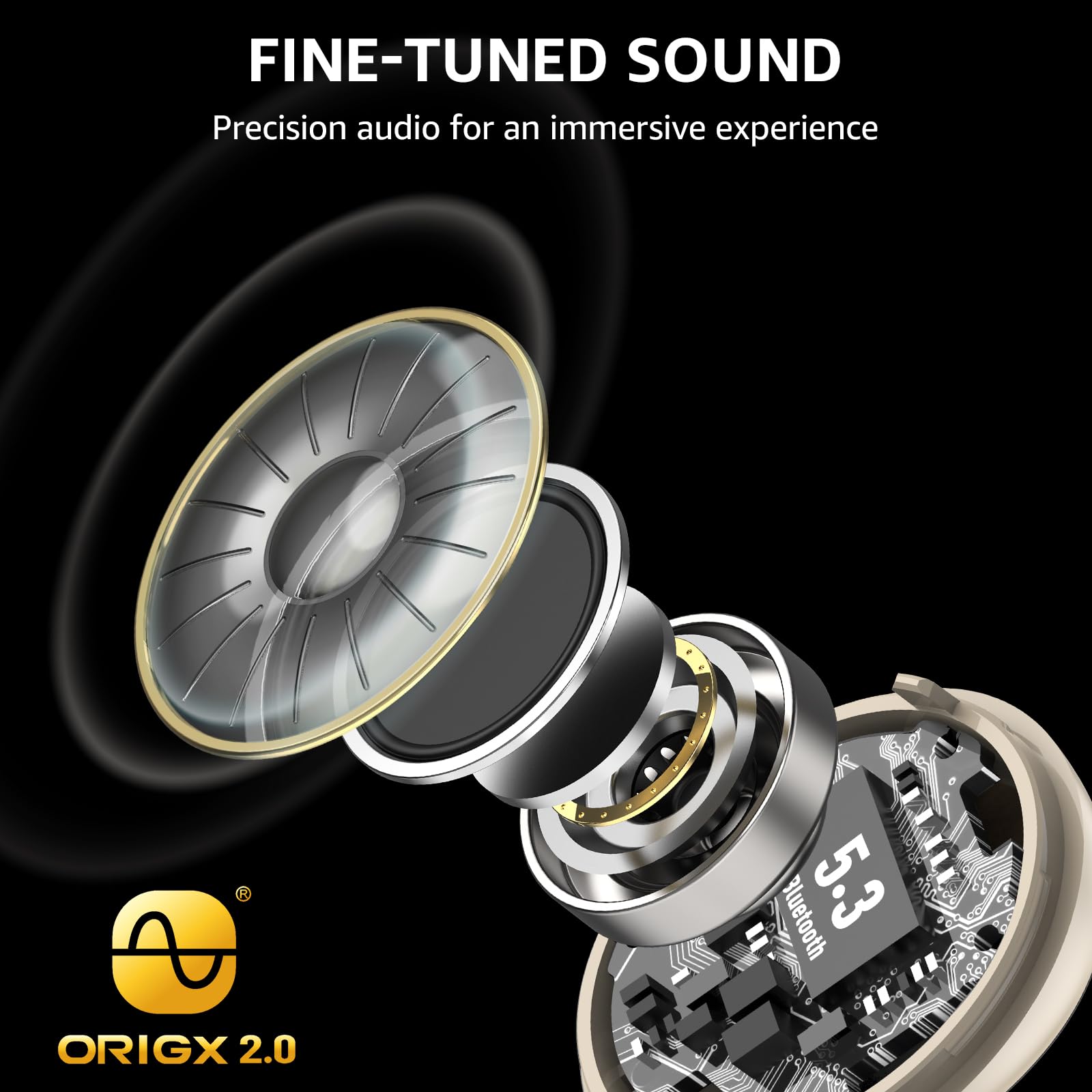 Foto 4 pulgar | Auriculares Inalámbricos Tozo T6 Ergonómicos Bluetooth 5.3 50 Horas De Reproducción - Venta Internacional.